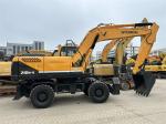 Refurbished Used Hyundai R210W-9 Wheel Excavator Used Hyundai 21 Ton 210 Wheel