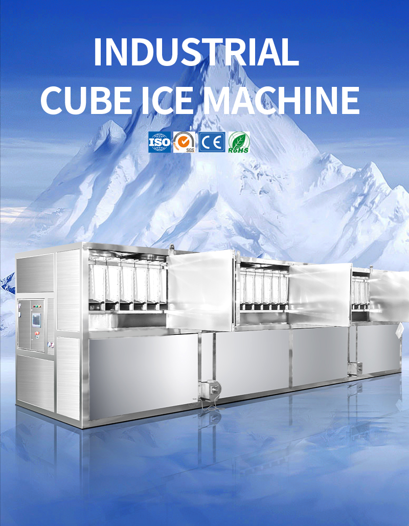 ICEMA 2T/24H ice machine automatic ice cube maker machine for ice plants