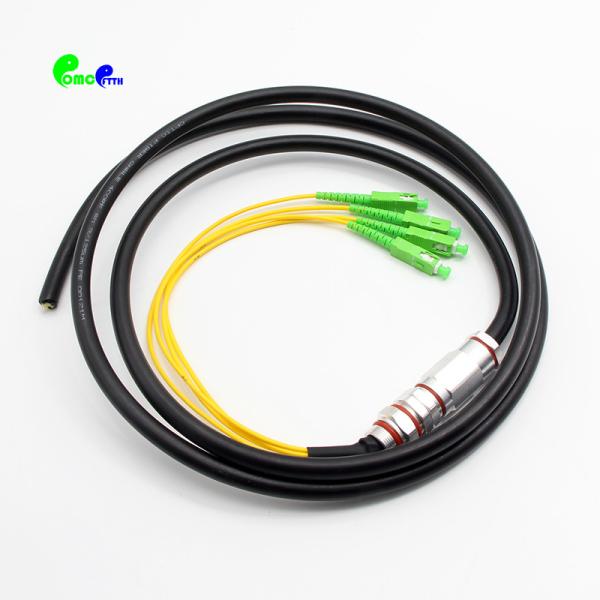 Buy cheap Outdoor 2F 4F Fiber Optic Patch Cables SC Armored Waterproof Pigtail from wholesalers