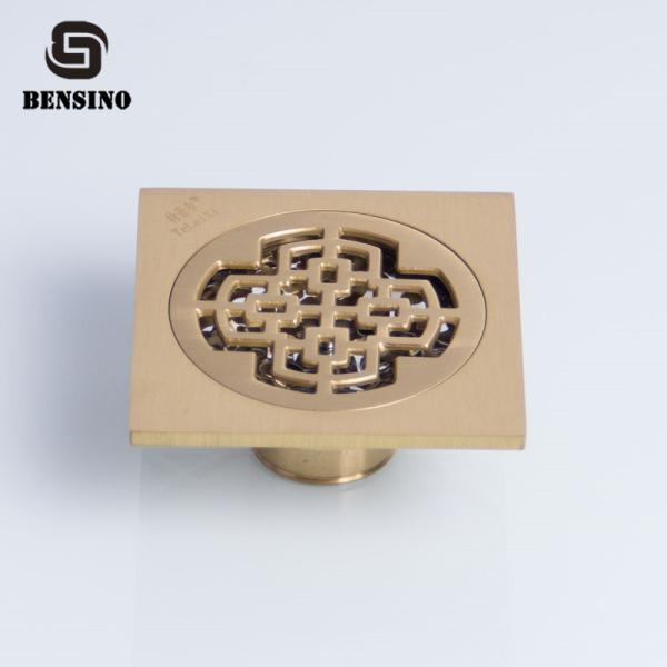 Buy cheap Antique Brass Bathroom Floor Drain Strainer 10cm from wholesalers