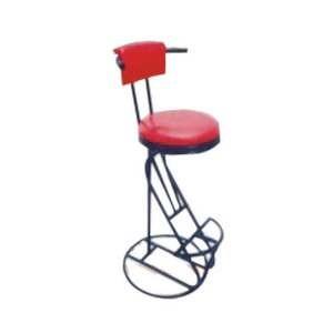 Buy cheap Round Nailing Swivel High Back Stainless Steel Bar Stool Adjustable Plastic Spoon Bar Chair from wholesalers