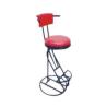 Buy cheap Round Nailing Swivel High Back Stainless Steel Bar Stool Adjustable Plastic Spoon Bar Chair from wholesalers