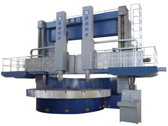 Buy cheap Ck5240 4m Double Column cnc Vertical Metal Turret Cutting lathe from wholesalers