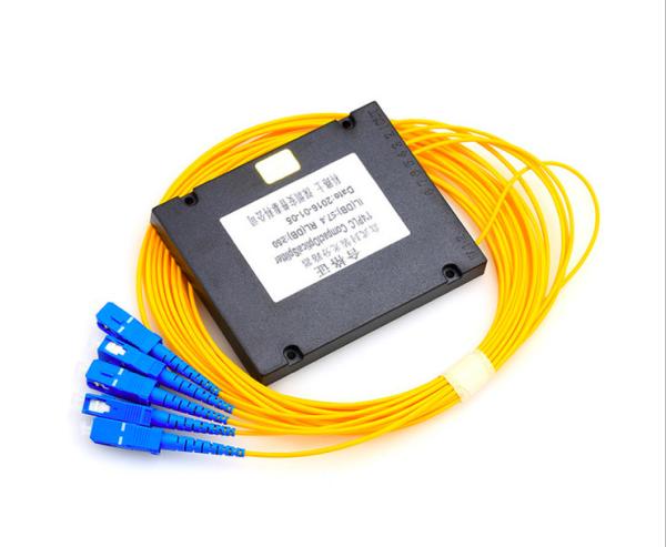 Buy cheap Wdm Fiber Splitter 1X4 SC UPC FTTX High Reliability /Excellent Stability from wholesalers