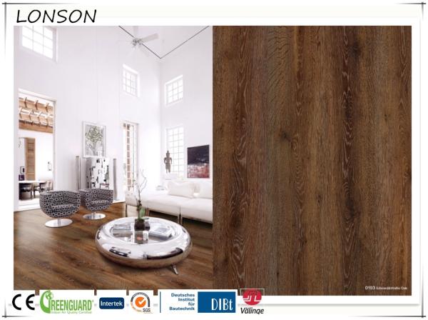 Buy cheap 4.0mm Click sound proof luxury Vinyl Flooring LVT PVC flooring from wholesalers
