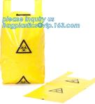 Biohazard Medical Waste Plastic Trash Bag For Hospital, biohazard specimen bag k