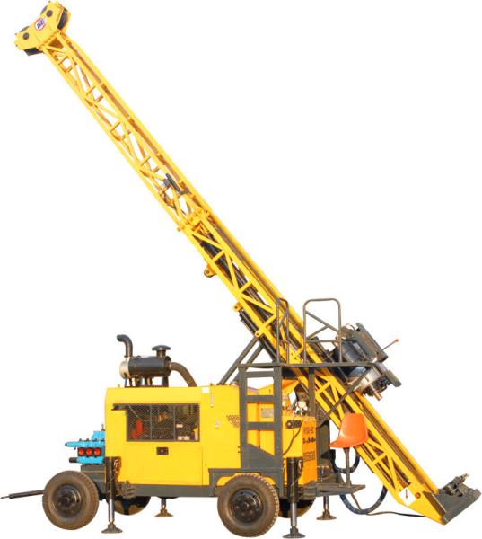Buy cheap 1000m Wheel Type Full Hydraulic Core Drilling Machine from wholesalers