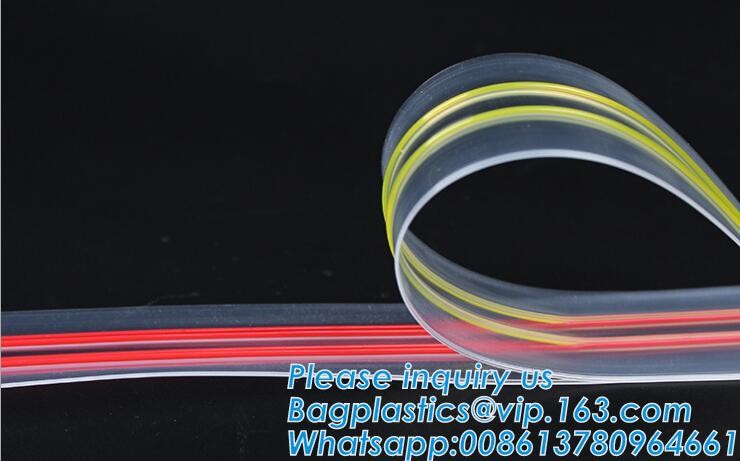 Biodegradable Accessories Pouch Press Lok Inequilateral Double Track Zipper Track Vacuum Plastic Zipper/Vacuum Zipper
