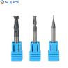 Buy cheap Small CNC Milling Flat Cutter Solid Carbide End Mill 0.5μM Grain Of Powder from wholesalers