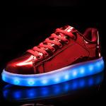 Endurable Adult Light Up Shoes , Sneakers With Light Up Soles Wear - Resistant