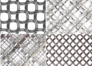 China 2mm Diameter Decorative Wire Mesh / Screen Metal Mesh For Home 200 Mesh on sale