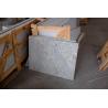 Buy cheap Kashmire Bathroom Vanity Countertops For Restaurant Pure White Color from wholesalers