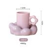 Buy cheap Matte Nordic Ceramic Cappuccino Cup , Flower Shape Ceramic Pottery Coffee Mugs from wholesalers