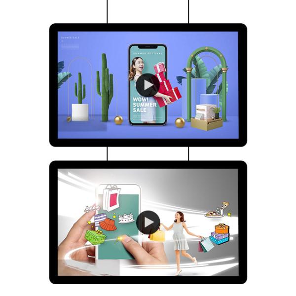 Indoor 15.6 Inch 21.5 Inch LCD Digital Signage , Advertising Screen Digital