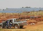 Galvanized 40m/S Telecom Solar Power Systems , Landscape Telecom DC Power