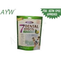 Buy cheap Vivid Printing Pet Food Bag 160g For Avocado Dental Stick Packaging product