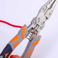 Buy cheap Precise Multifunction Pliers Cutting Edges 62 HRC 224mm Universal Wire Stripping product