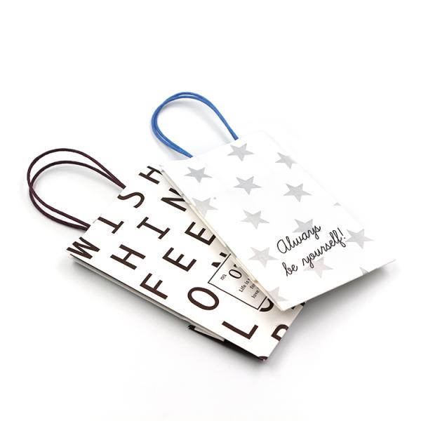 Buy cheap OEM ODM Service Recycled Paper Bags With Handles Uncoated Lining from wholesalers