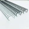 Buy cheap RoHS A4 Length Black White Double Loop Wire Spiral Binding Coils from wholesalers