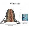 Buy cheap Boho Floral Drawstring Bag Backpack Bohemian Style Tribal Art Batik Seamless Pattern from wholesalers