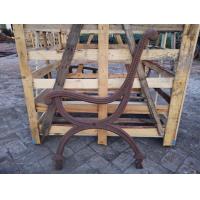 Buy cheap Classics Park Wrought Iron Bench Ends / Sandblasting Cast Iron Bench Legs product