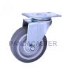 Buy cheap Gray 120KG Medium Duty Casters Top Plate 4 Rubber Caster Wheels from wholesalers