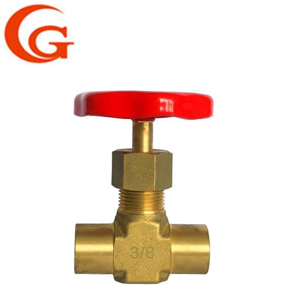 Buy cheap 3/8in NPT Male Male Brass Needle Valve , JIS ANSI Brass Pressure Valve from wholesalers