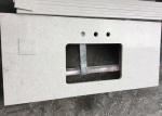 Professional Big Slab Nature Look Quartz Stone Pure White Artificial Countertops