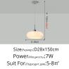 Buy cheap Bauhaus Pendant Light Retro Dining Room Hanging Light Cream Custard Tart Light(WH-AP-556) from wholesalers