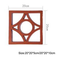 Buy cheap Hollow Decorative Terracotta Bricks 20x20mm Clay Terracotta Coloured Wall Tiles product