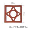 Buy cheap Hollow Decorative Terracotta Bricks 20x20mm Clay Terracotta Coloured Wall Tiles from wholesalers