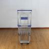 Buy cheap 100L Grocery store Rolling Trolley Steel Powder Coating German type Steel Shopping Cart from wholesalers
