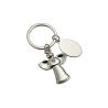 Buy cheap Angel Metal Laser Engraved Keyrings Logo Cute Key Chain Souvenir Gift from wholesalers