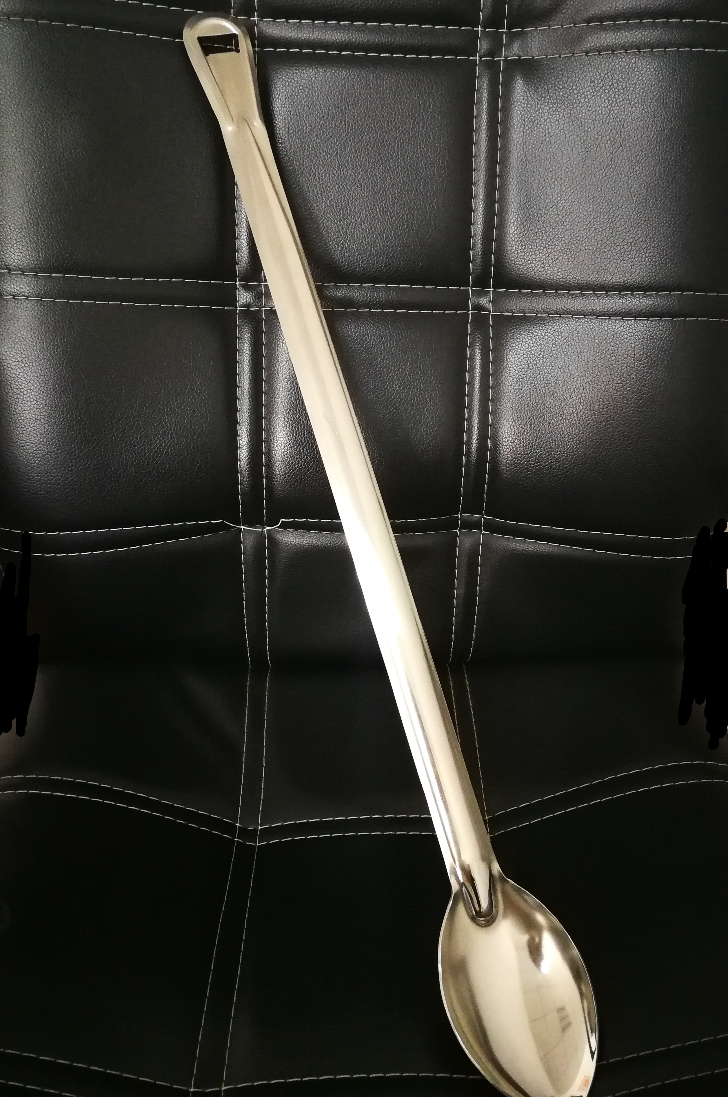 Custom 304 Stainless Steel Bar Spoon Silver Color With Long Handle 61cm