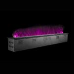 60 Inch 1500mm Insert Water Vapor Steam Fireplace With Crystal Decoration