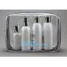 Buy cheap Fashion Packing Cosmetic Bag EVA Pouch, OEM promotional transparent plastic Heat Seal sewing zipper clear pvc cosmetic b from wholesalers