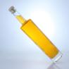 Buy cheap 700ml High Flint Round Shape Liquor Glass Bottle with Custom Logo and Cork Top Finish from wholesalers
