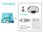 Stainless Steel Underwater Pool Lights , RGB Inground Swimming Pool Light
