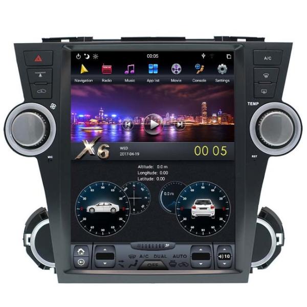 Buy cheap 2013 Toyota Highlander Android Head Unit PX6 12.1 inch Navigation System from wholesalers