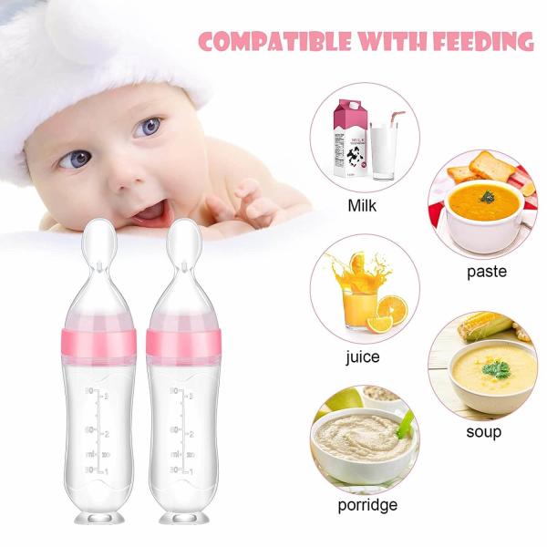 Buy cheap Infant Liquid Feeding Silicone Bottle Children'S Food Grade Silicone Extrusion Integrated Complementary Food Bottle from wholesalers