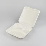 EN13432 90mm Height 1000ml Microwavable Container For Take Away