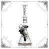Buy cheap 10'' Divided And Dual Style Glass Bong With Downstem Bowl Hookah Pipes from wholesalers