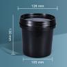 Buy cheap Silk Screen Printing Plastic Ice Cream Storage Tub Packaging Bucket Container With Lid from wholesalers