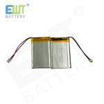 Silver Lithium Polymer Rechargeable Battery LP503759 3.7V 1100mAh for Long