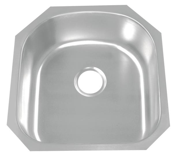 Brushed Stainless Steel Single Bowl Kitchen Sink Single Bowl For Easy Functional
