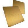 Buy cheap 1219mmx2438mm JIS 201 304 316 Titanium Gold Stainless Steel Hairline Sheet from wholesalers