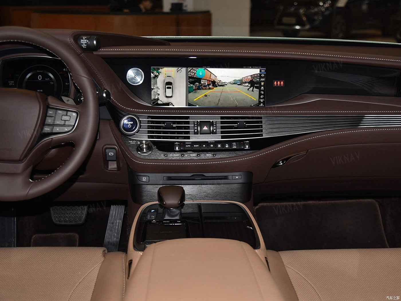Viknav Linux System For Lexus LS 2018 -2020 Wireless Apple CarPlay Android Auto display screen