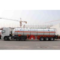 Buy cheap Capacity 39500L Three Axles Gas Tanker Truck , Durable Gas Delivery Truck product
