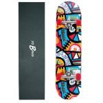 31" X 8.5" Tricks Complete Skateboard With Polished Aluminum Trucks Canadian