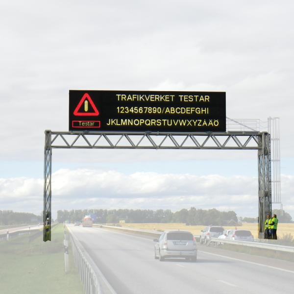 Buy cheap Full Color EN12966 LED Traffic Control Signs Dynamic Message Board from wholesalers